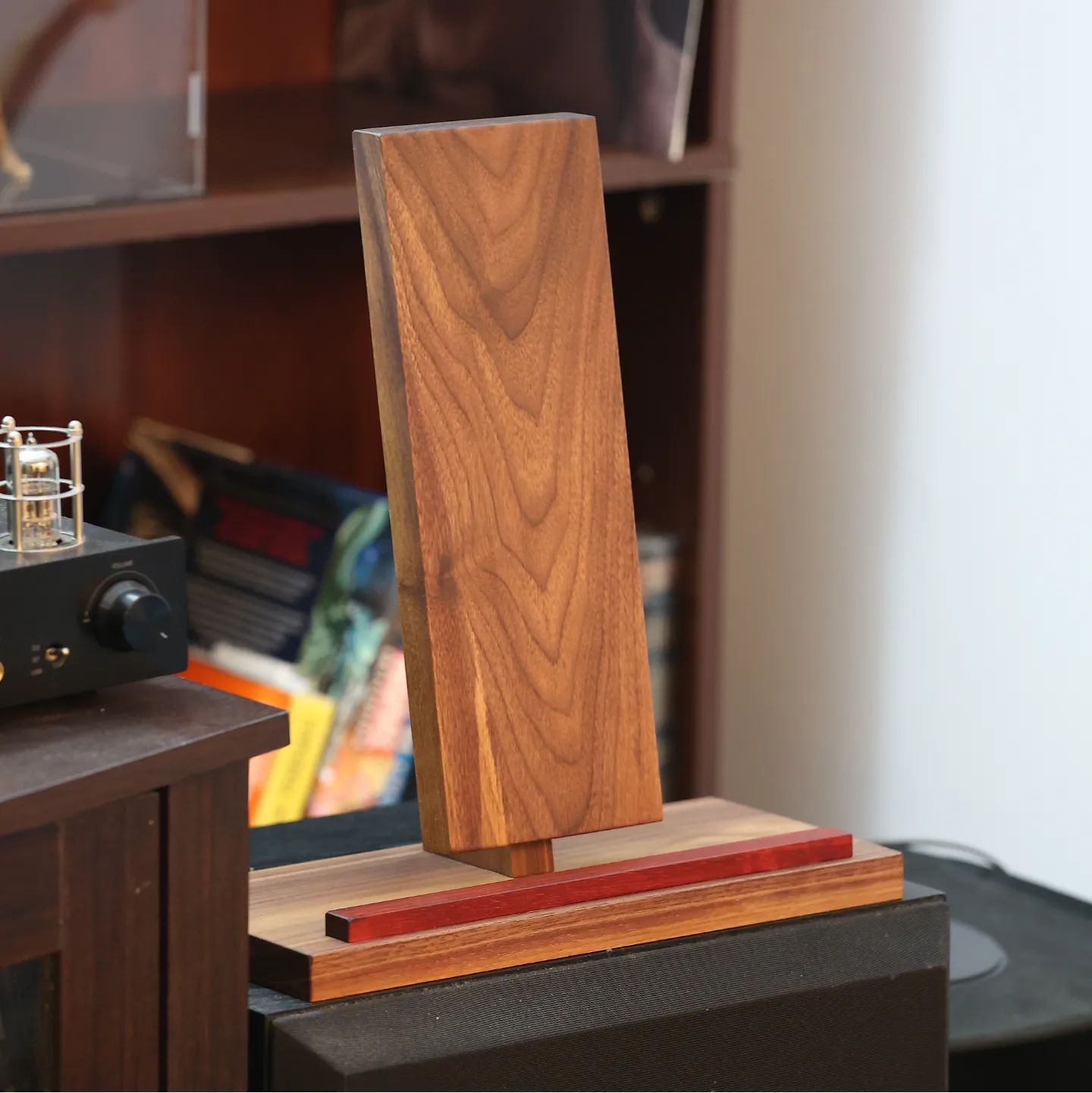 An album display for a friends birthday with the only album I have..... #album #albumdiaplay #walnut #padauk #jimcroce